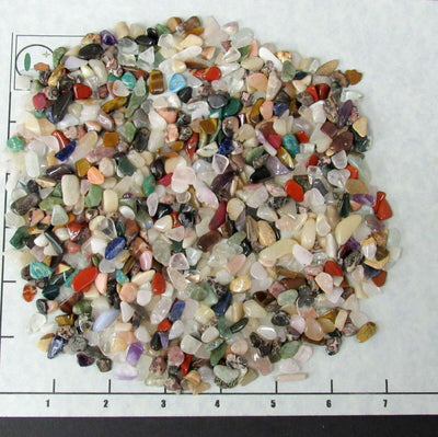 GEMSTONE MIX X-Small (7-14mm),  polished stones      2 lb bulk