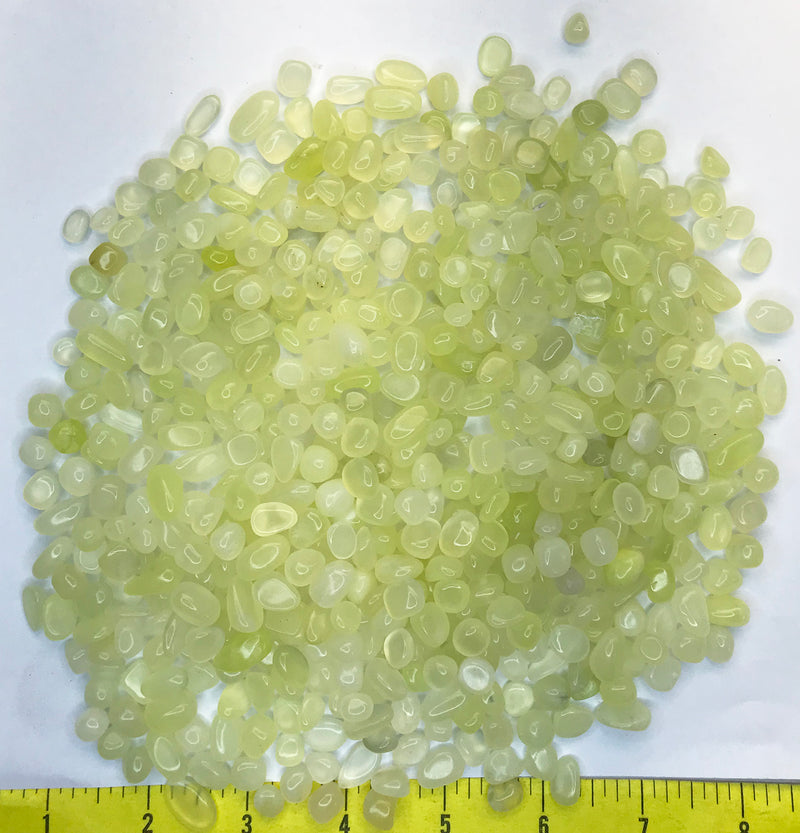 JADE Xiuyan XX-Small to Small (1/4 to 3/4") polished stones.   1 lb