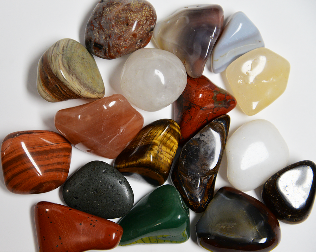 Polished and Rough Stones