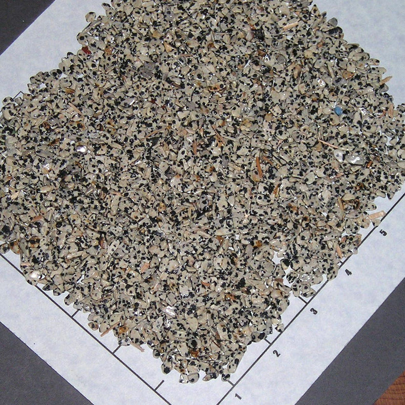 DALMATIAN STONE 4-10mm tumbled, 1/2 lb bulk xmini  stones black off-white