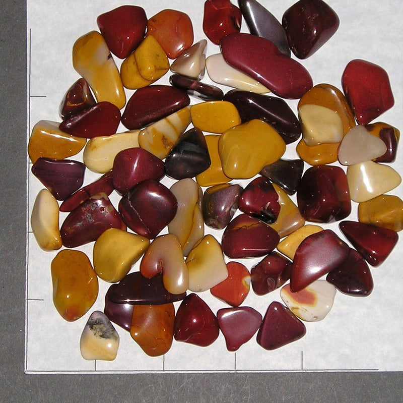 JASPER MOOKAITE  A Grade sm-med tumbled 1/2 lb bulk stones red gold Australia