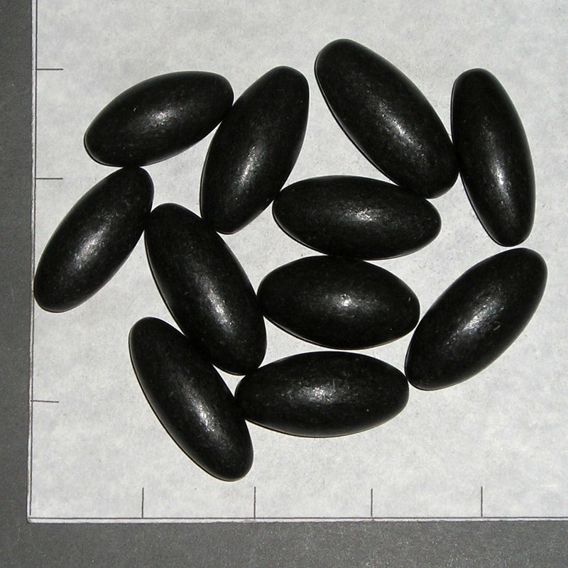 SHIVA LINGAM, Black medium 10-11 pk bulk stones Narmada River India Hindu