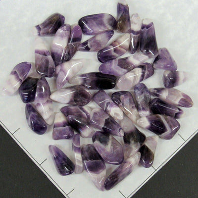 AMETHYST Dog Tooth, Small (12-20mm) AA Grade polished stones  1/4 lb bulk