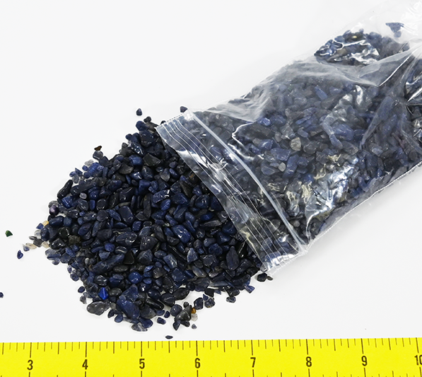 AVENTURINE BLUE CHIPS 4-10mm tumbled quartz xmini 1 lb bulk stones blue gray