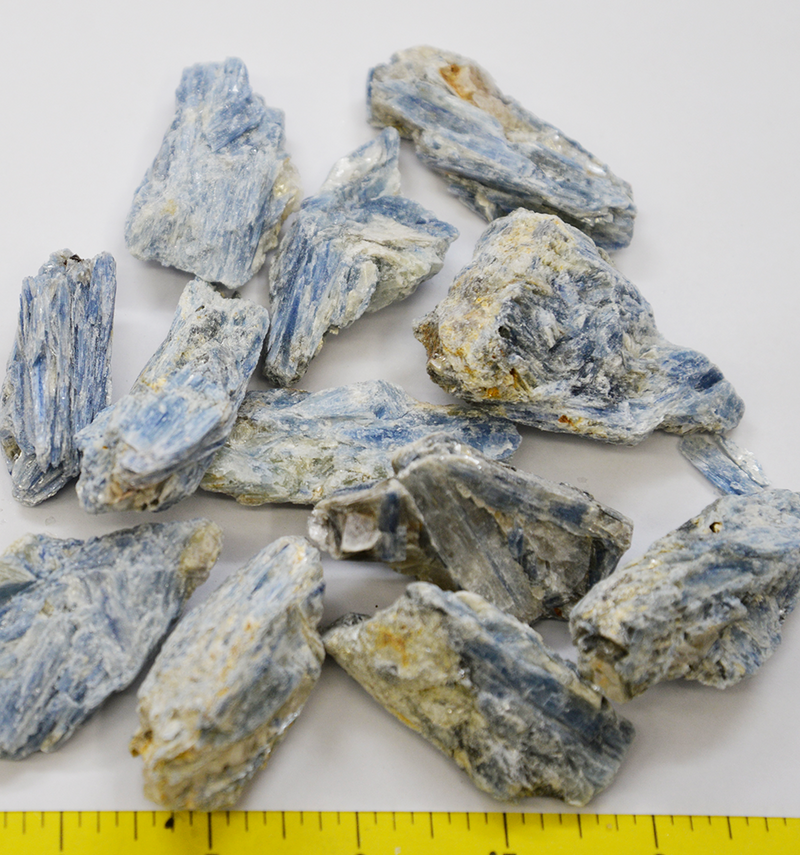 KYANITE BLUE Crystals & Chunks natural 2 -3" bulk stones 1 lb mica
