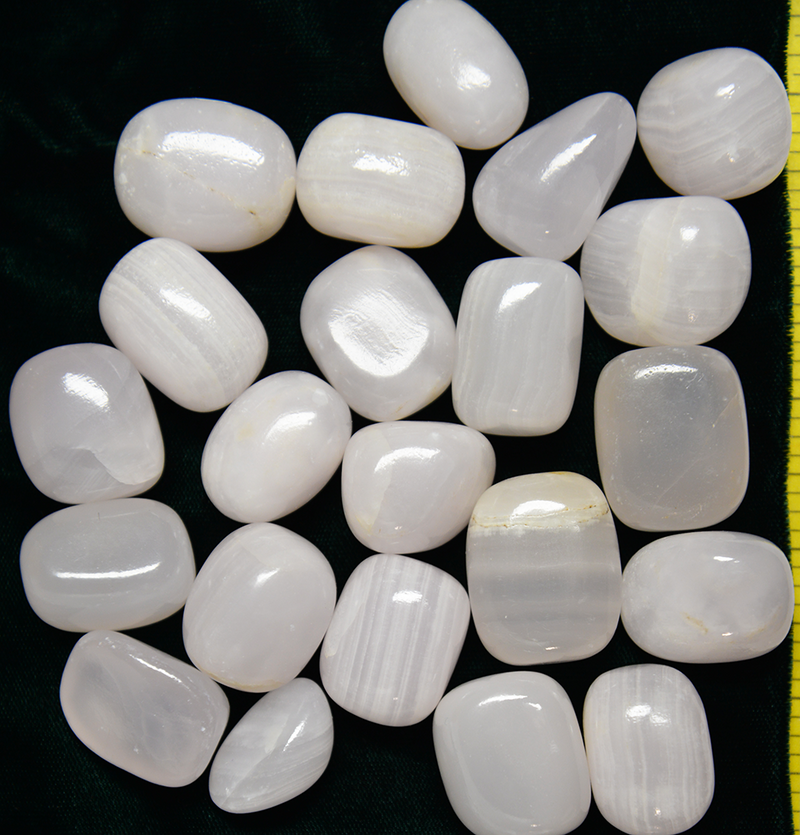 CALCITE PINK medium (18 to 25mm)  polished stones.       1 lb bulk