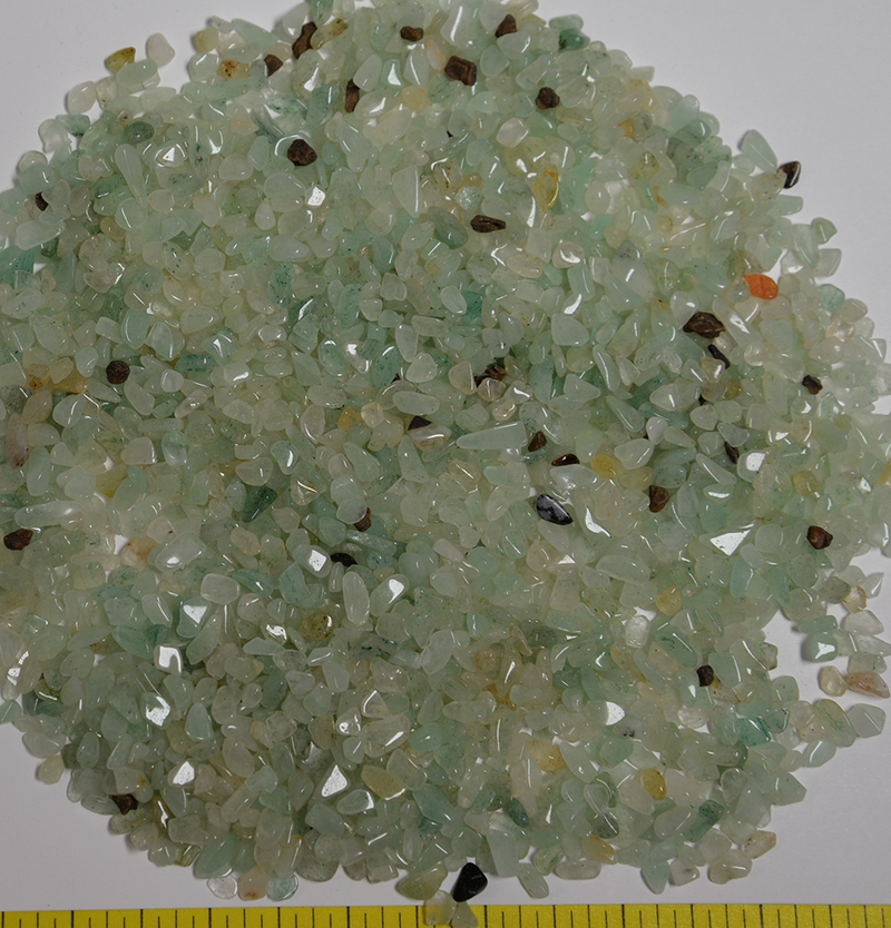 AVENTURINE GREEN X-Mini (4-6mm) polished quartz          1/2 lb bulk