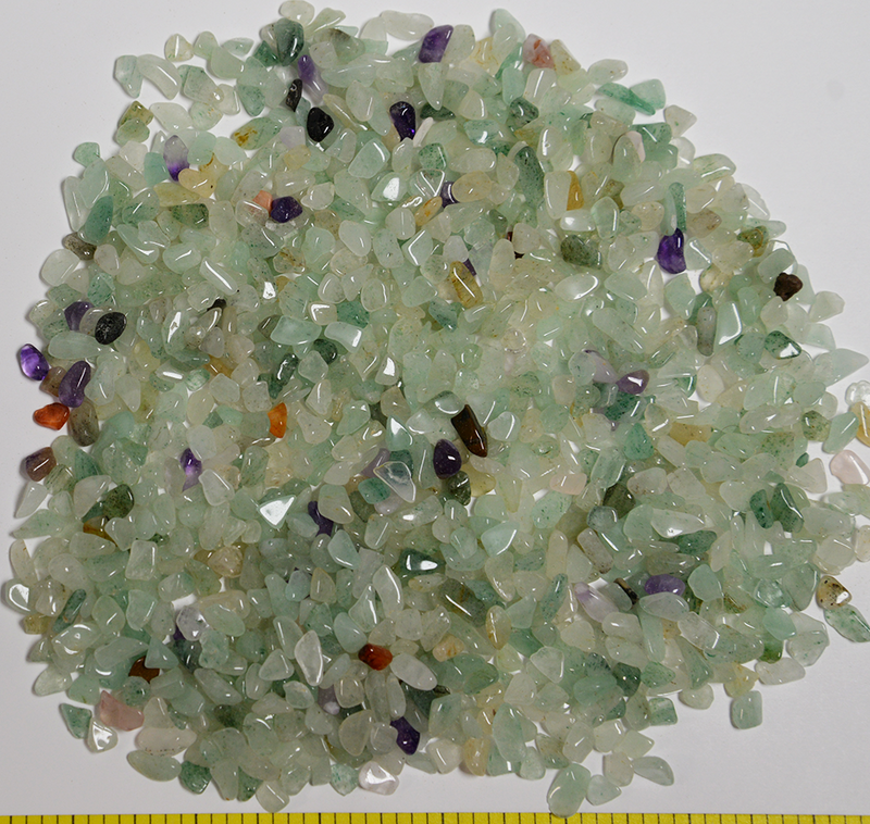 AVENTURINE GREEN Mini (5-7mm) polished quartz          1/2 lb bulk