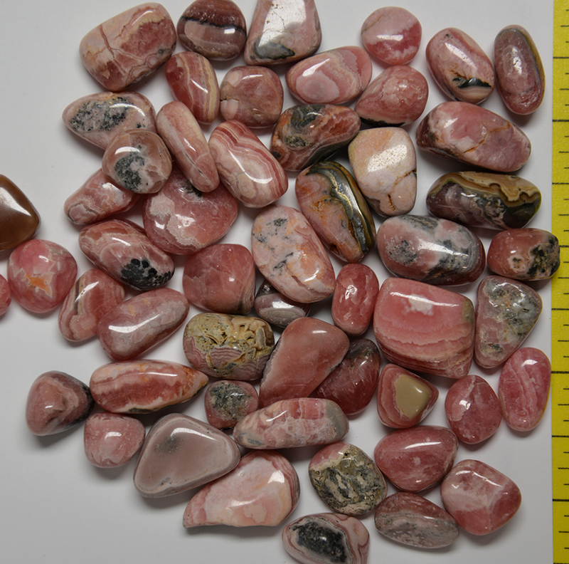 RHODOCHROSITE Small to Large  polished stones 1/2 lb bulk