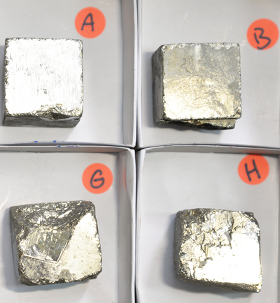 PYRITE CUBE CRYSTALS, Extra-Large pyrite cubes