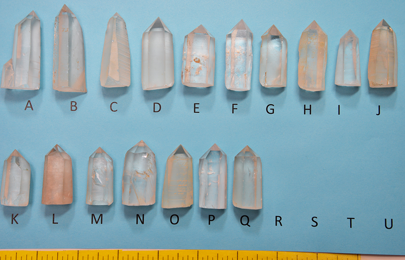 QUARTZ CRYSTALS - Standing Crystals 1-3"