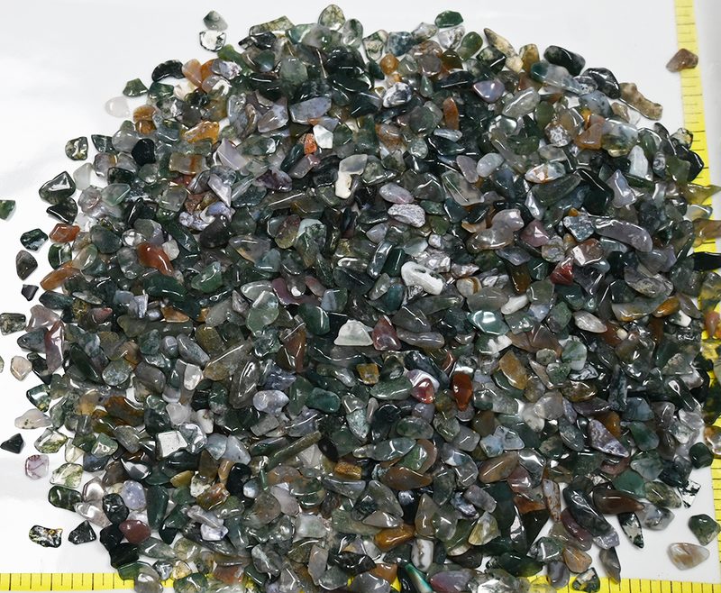 CHRYSOPRASE Mini (5-8 mm) polished stones  1 Pound
