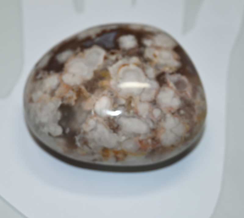 Agate Cherry Blossom companion stone  Lot C