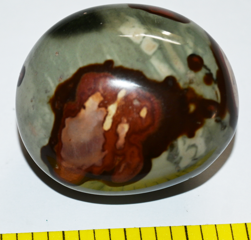 JASPER PICASSO polychrome polished companion stone  - Lot T