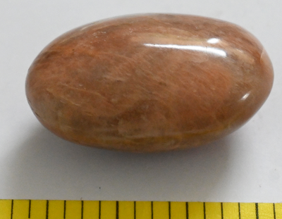 PEACH MOONSTONE polished companion stone  - Small