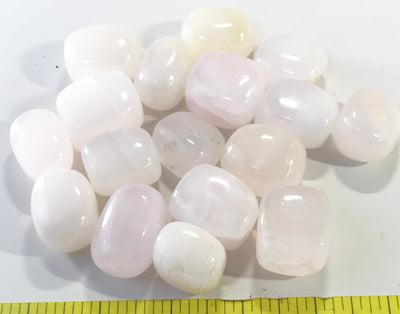 CALCITE Pink Large (20-30mm) pretty pink polished pebbles.  1 lb. HAND SORTED