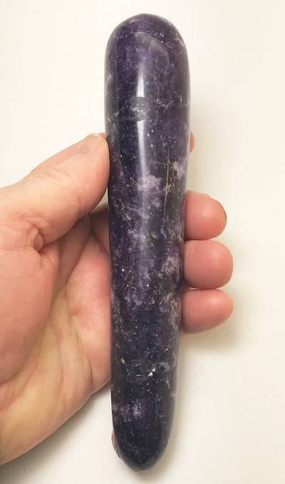 LEPIDOLITE MASSAGE WANDS X-Large  lovely purple massage wands
