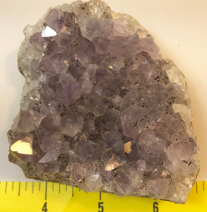 Quartz AMETHYST crystal formation.  Amethyst Specimen  Lot E