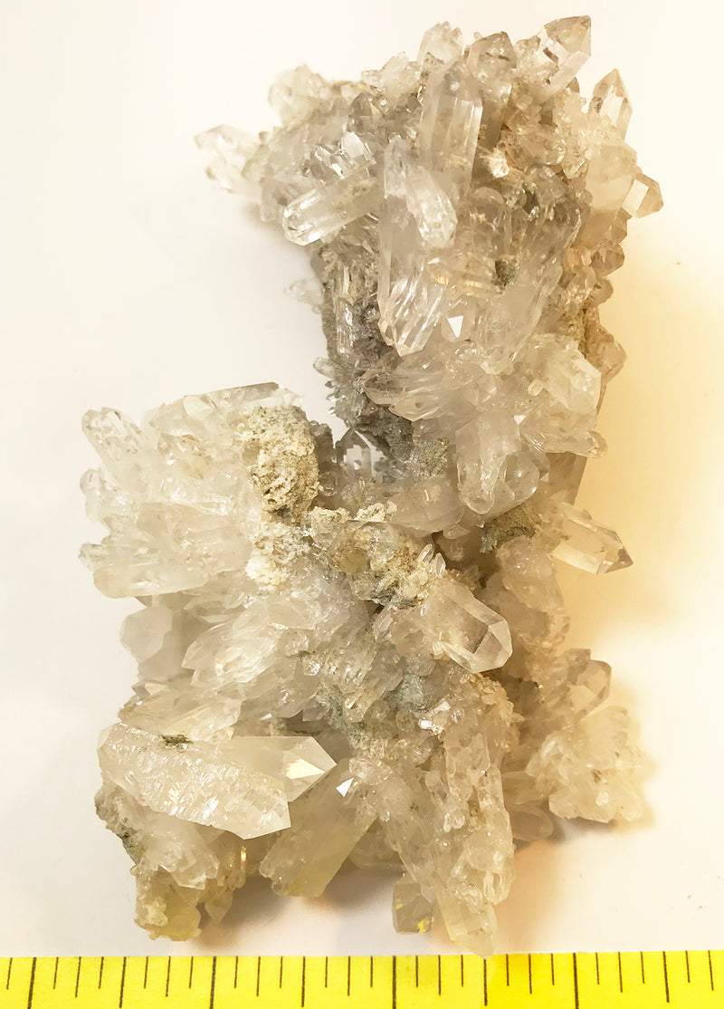 Chlorite in Faden Quartz - Power Crystal Cluster from Pakistan - Lot A