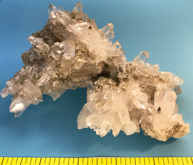 Chlorite in Faden Quartz - Power Crystal Cluster from Pakistan - Lot A