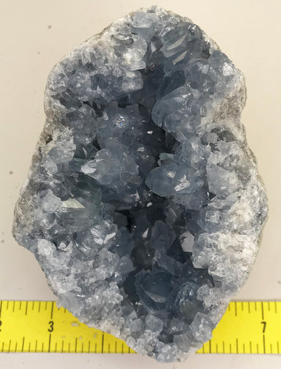 CELESTITE Natural Specimen from Madagascar - 2 lb. 14.4 oz. power crystals #114