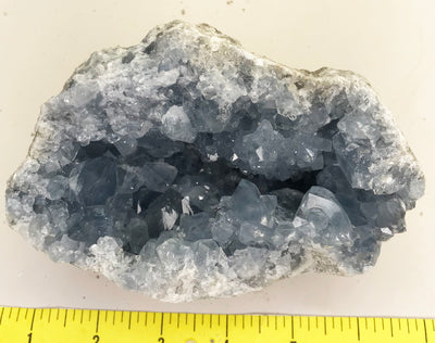 CELESTITE Natural Specimen from Madagascar - 2 lb. 14.4 oz. power crystals #114