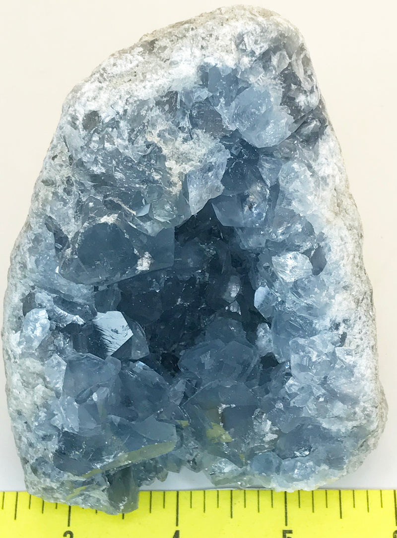 CELESTITE Natural Specimen from Madagascar - 1 lb. 15.5 oz. power crystals 