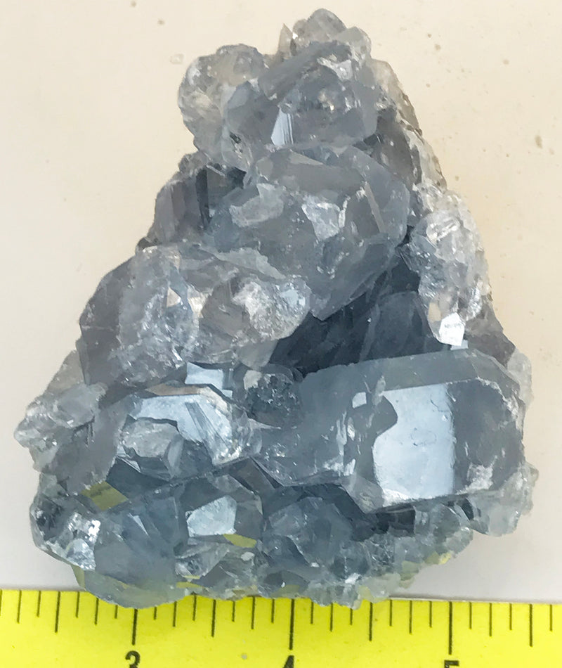 CELESTITE Natural Specimen from Madagascar - 1 lb. 2.1 oz. power crystals 