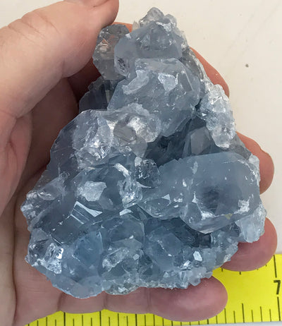 CELESTITE Natural Specimen from Madagascar - 1 lb. 2.1 oz. power crystals #119