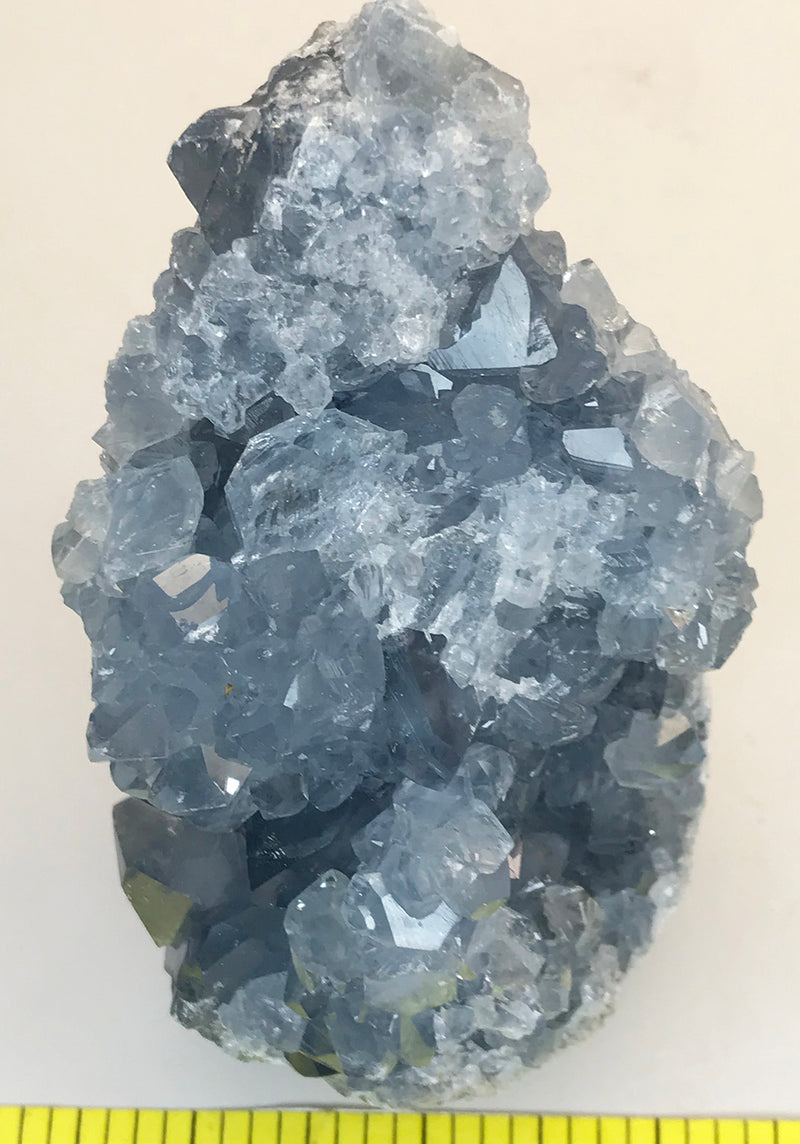 CELESTITE Natural Specimen from Madagascar - 1 lb 4.6 oz. power crystals 