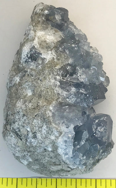 CELESTITE Natural Specimen from Madagascar - 1 lb 4.6 oz. power crystals #127