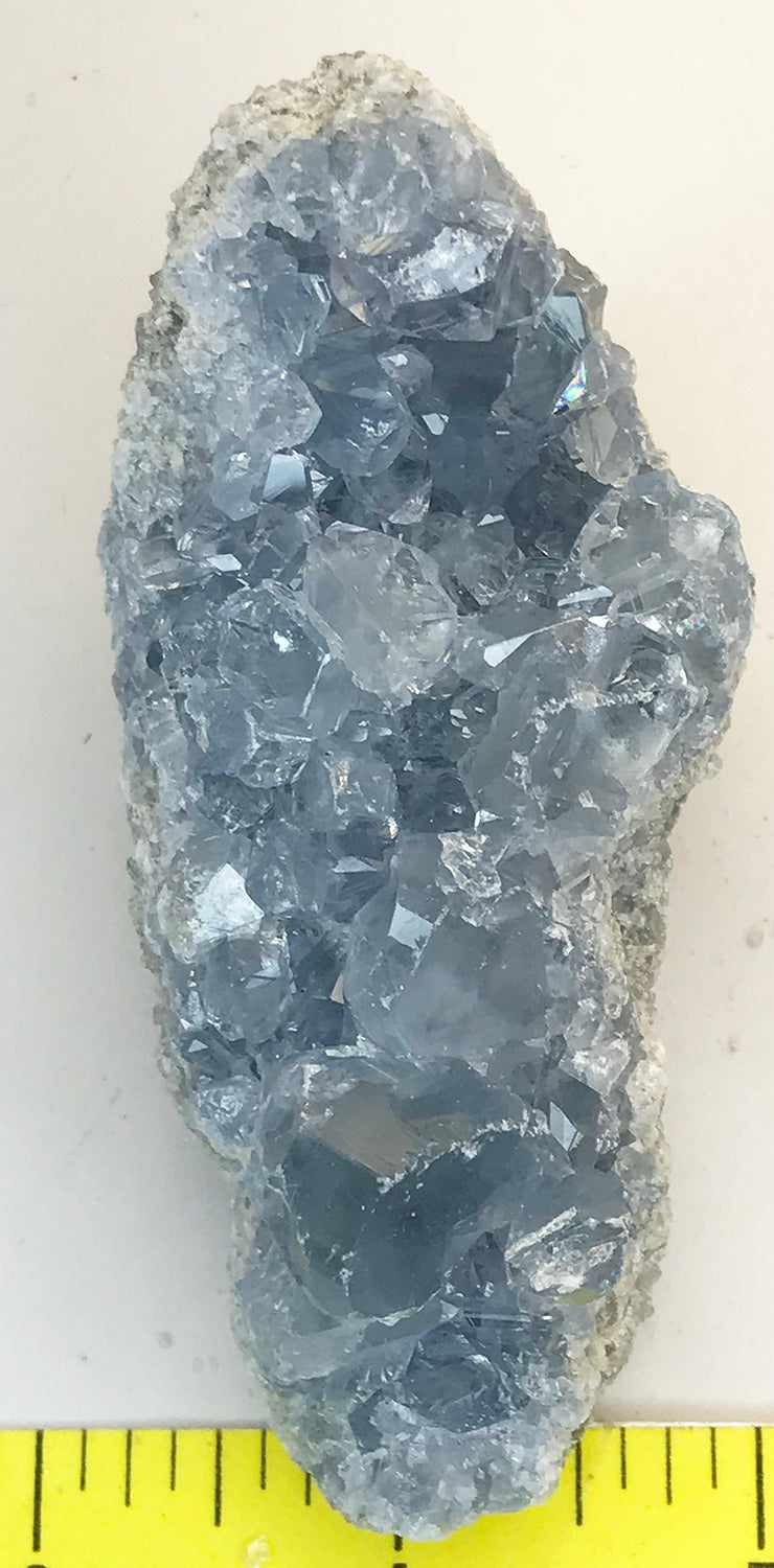 CELESTITE Natural Specimen from Madagascar - 6.7 oz. power crystals 