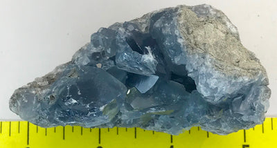 CELESTITE Natural Specimen from Madagascar - 6.5 oz. power crystals #138