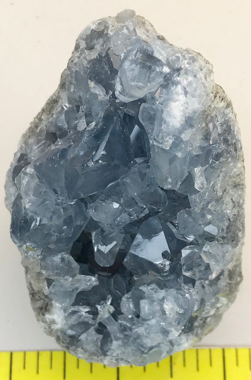 CELESTITE Natural Specimen from Madagascar - 8.8 oz. power crystals 