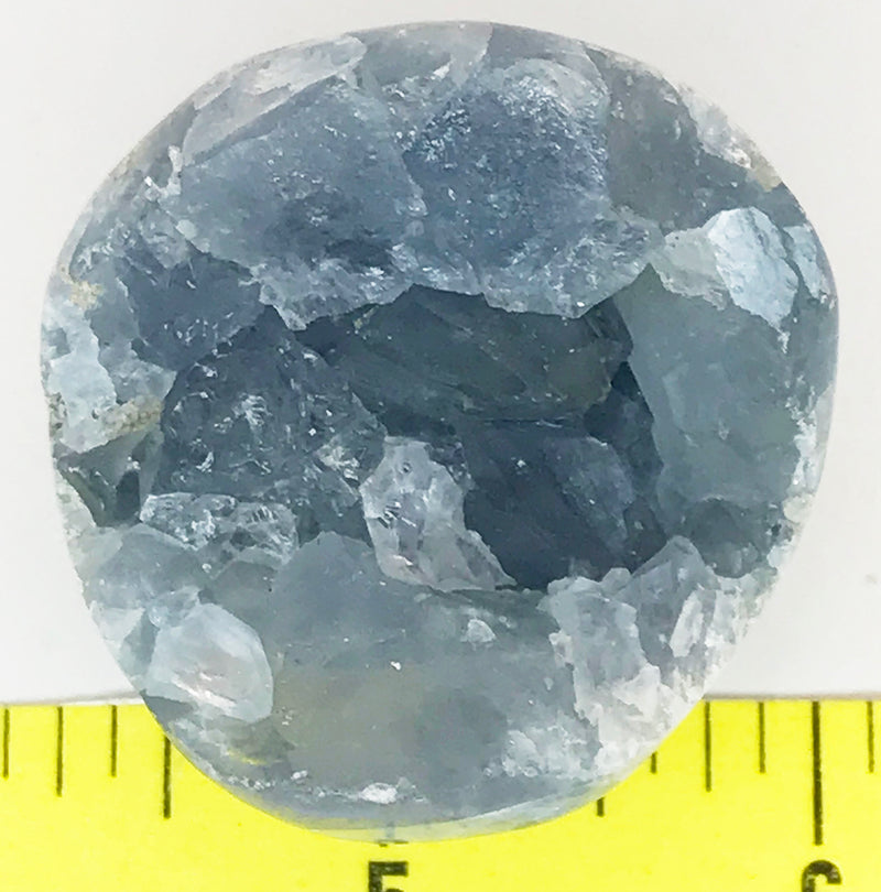 CELESTITE Natural Specimen from Madagascar 3.5 oz. power crystals 