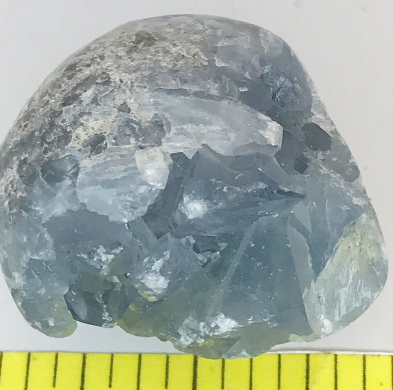 CELESTITE Natural Specimen from Madagascar 3.5 oz. power crystals 