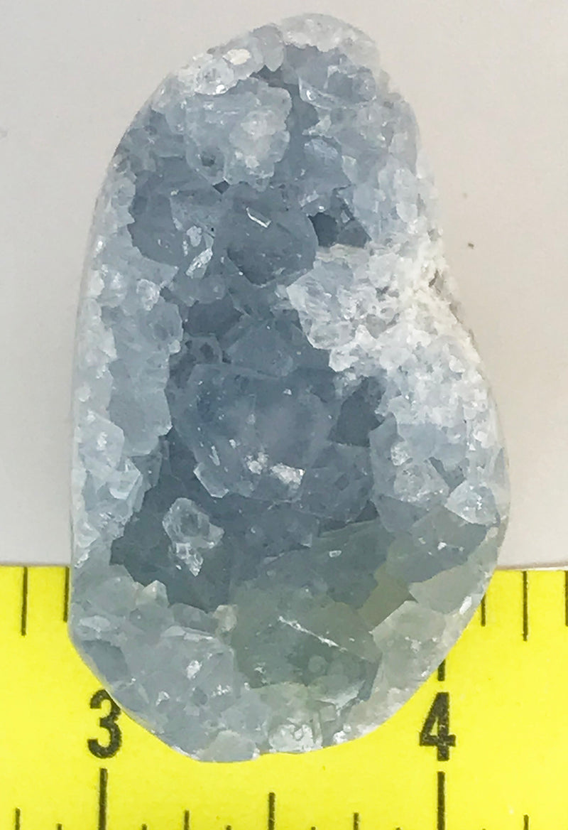 CELESTITE Natural Specimen from Madagascar 2.6 oz. power crystals 