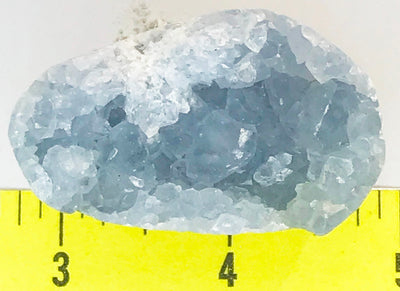 CELESTITE Natural Specimen from Madagascar 2.6 oz. power crystals #150