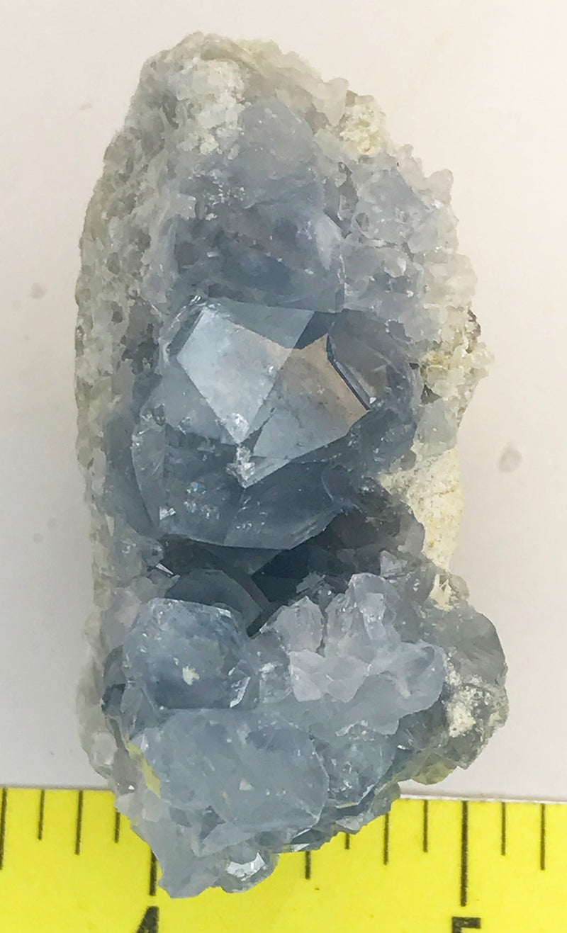 CELESTITE Natural Specimen from Madagascar 4.8 oz. power crystals 