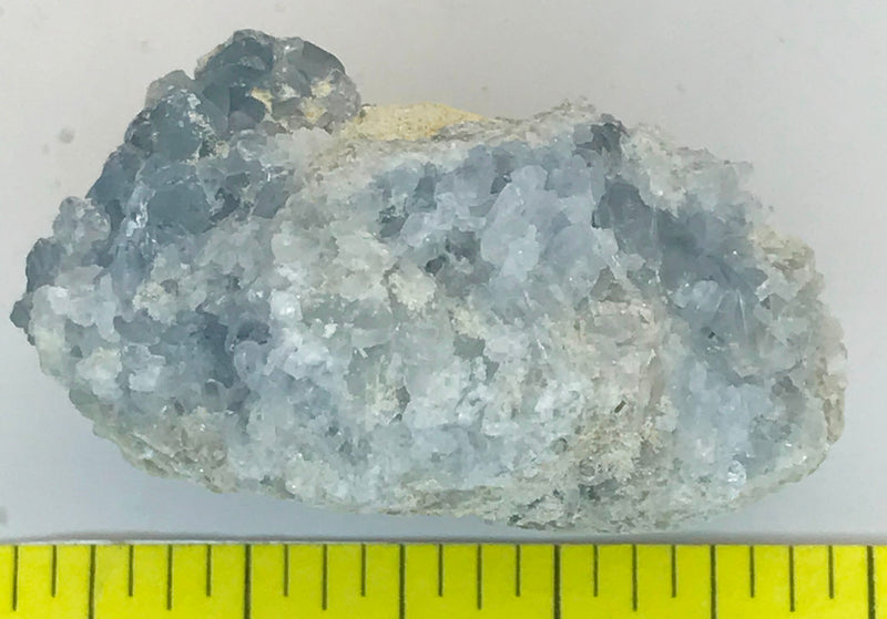 CELESTITE Natural Specimen from Madagascar 4.8 oz. power crystals 