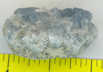 CELESTITE Natural Specimen from Madagascar 2.8 oz. power crystals #156