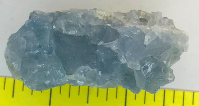 CELESTITE Natural Specimen from Madagascar 2.8 oz. power crystals #156