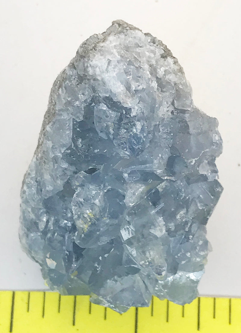 CELESTITE Natural Specimen from Madagascar 3.2 oz. power crystals 