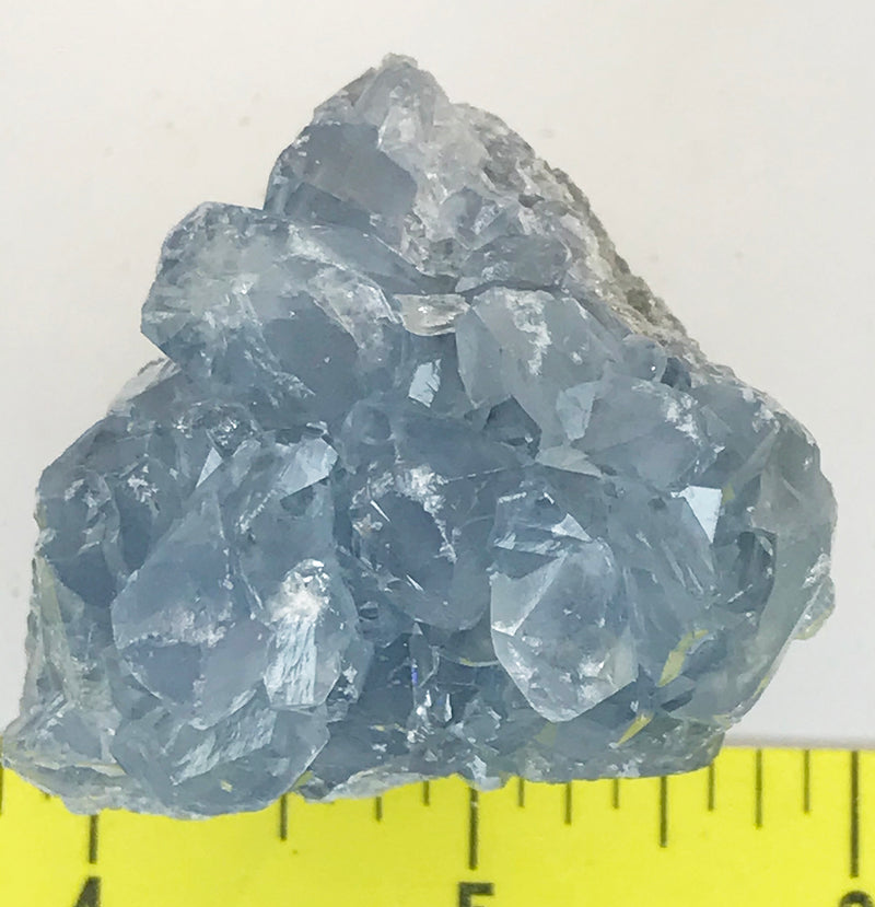 CELESTITE Natural Specimen from Madagascar 5.9 oz. power crystals 