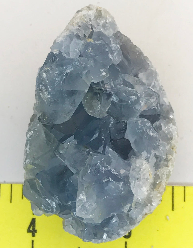 CELESTITE Natural Specimen from Madagascar 4.2 oz. power crystals 