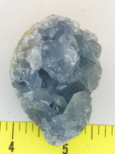 CELESTITE Natural Specimen from Madagascar 4.2 oz. power crystals #162