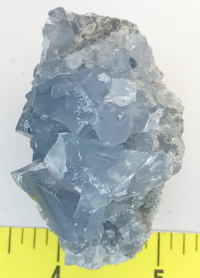 CELESTITE Natural Specimen from Madagascar 5.0 oz. power crystals 