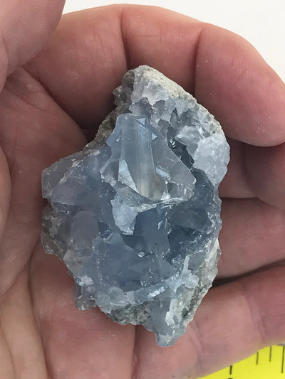 CELESTITE Natural Specimen from Madagascar 5.0 oz. power crystals #164