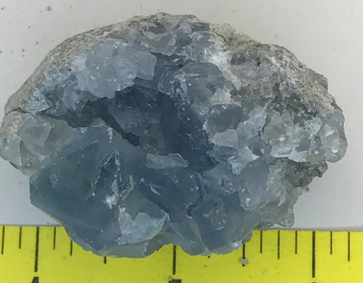 CELESTITE Natural Specimen from Madagascar 5.0 oz. power crystals #164