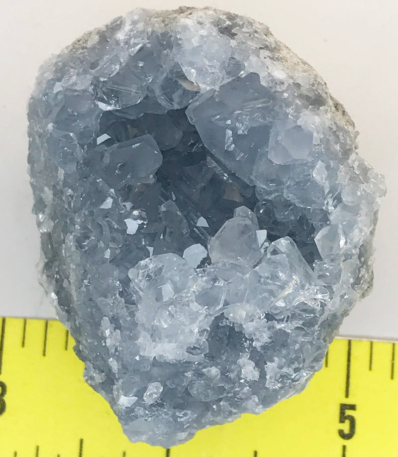 CELESTITE Natural Specimen from Madagascar 6.1 oz. power crystals 